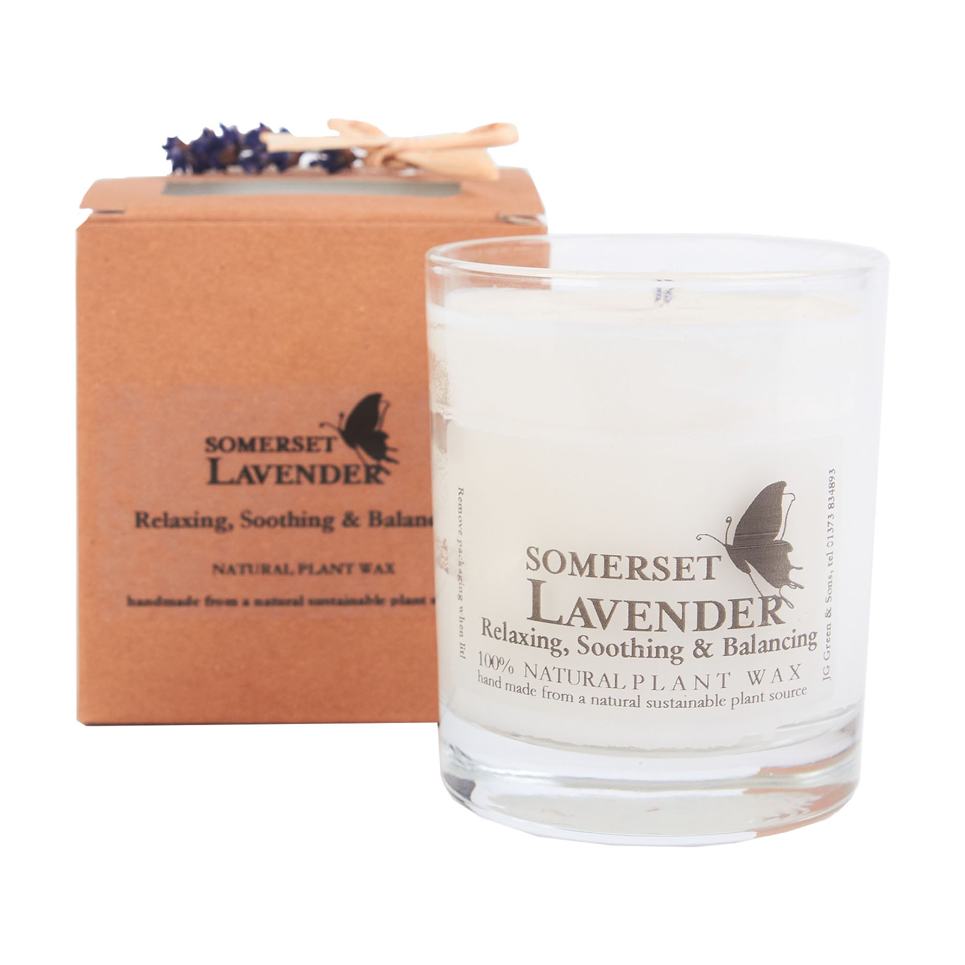 Natural Lavender Candle Somerset Lavender